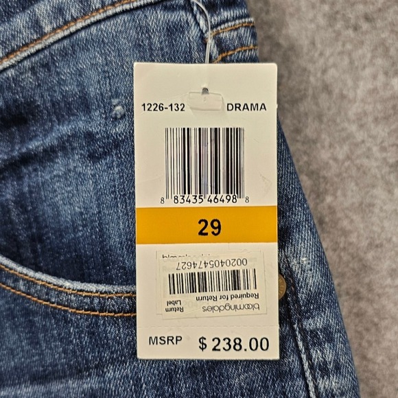 Citizens of Humanity Drama Jeans Womens Size 29 Denim Blue Button Fly NWT - Picture 2 of 11